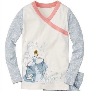 Hanna Andersson X Disney Cinderella Long John Pajama Top Size 14